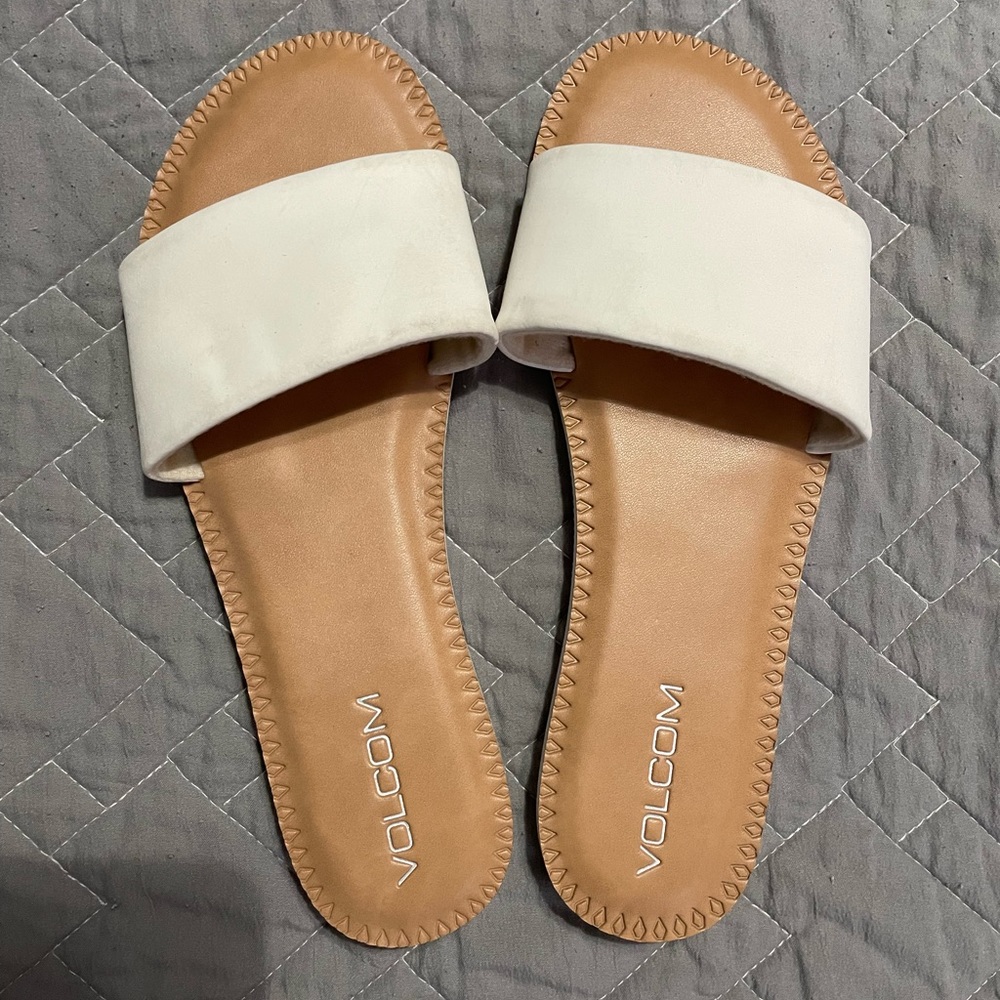 Volcom Simple Slide Sandals - White - image 2